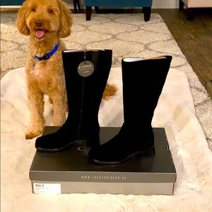 La Canadienne Laren suede riding boots 8.5m NWT